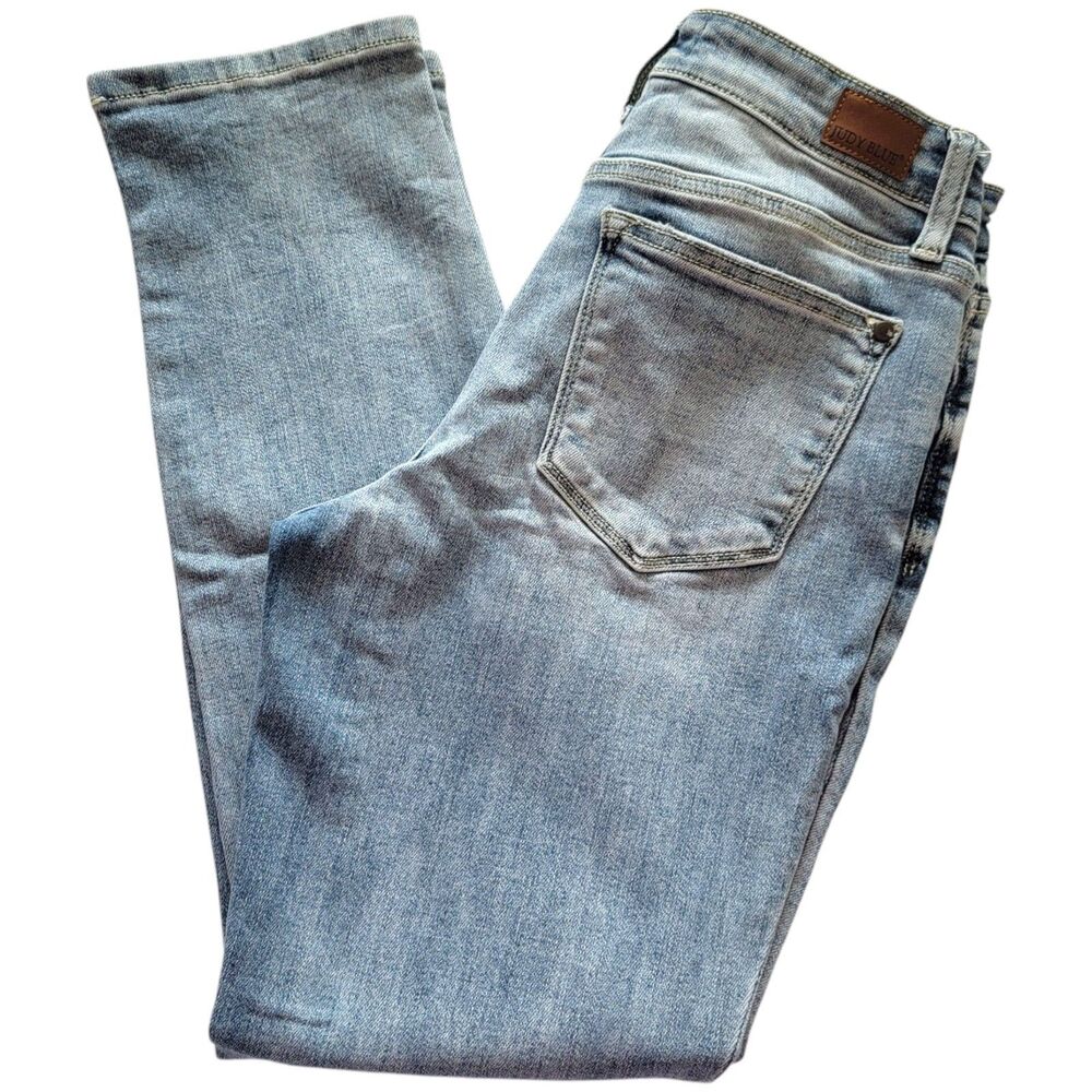 Judy Blue Boyfriend Denim Jeans Mid Rise Waist Stretchy Cotton Blend Size 3 / 26